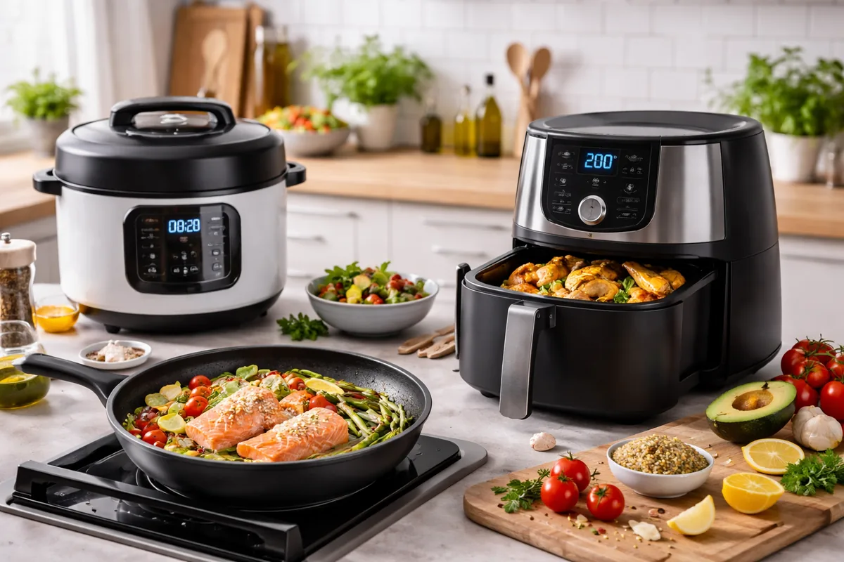 Quels appareils de cuisson privilégier pour une cuisine saine et rapide ?