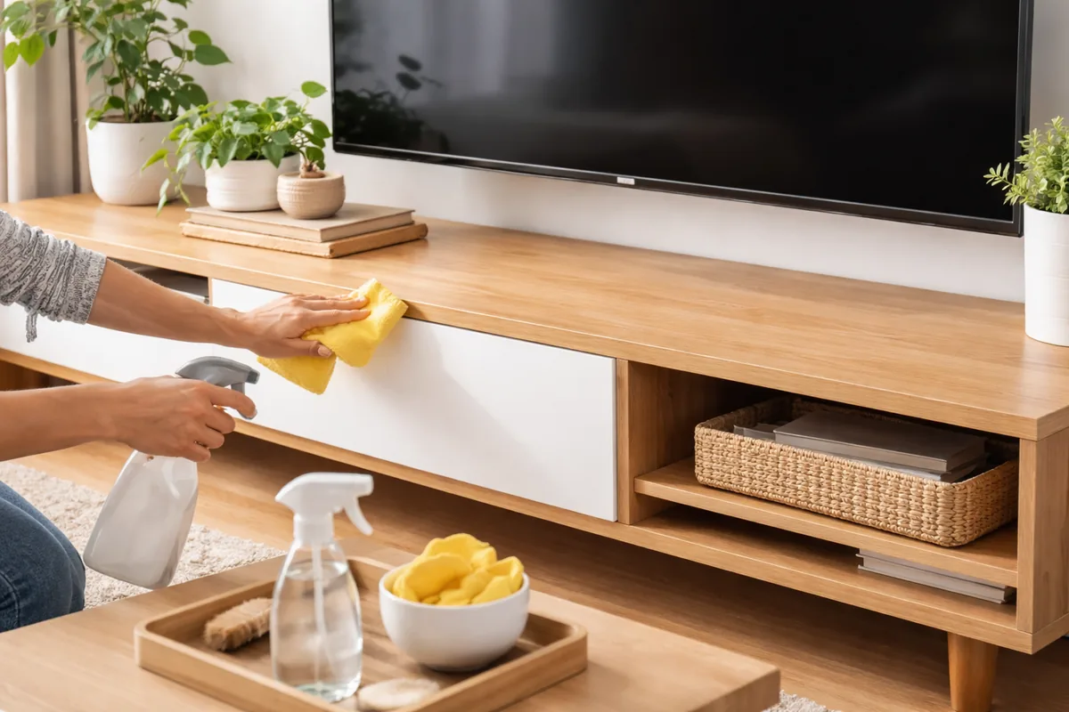 Comment entretenir des meubles TV pour maximiser leur durée de vie