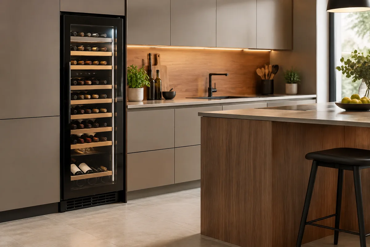 Quelle cave à vin choisir pour une cuisine équipée ?