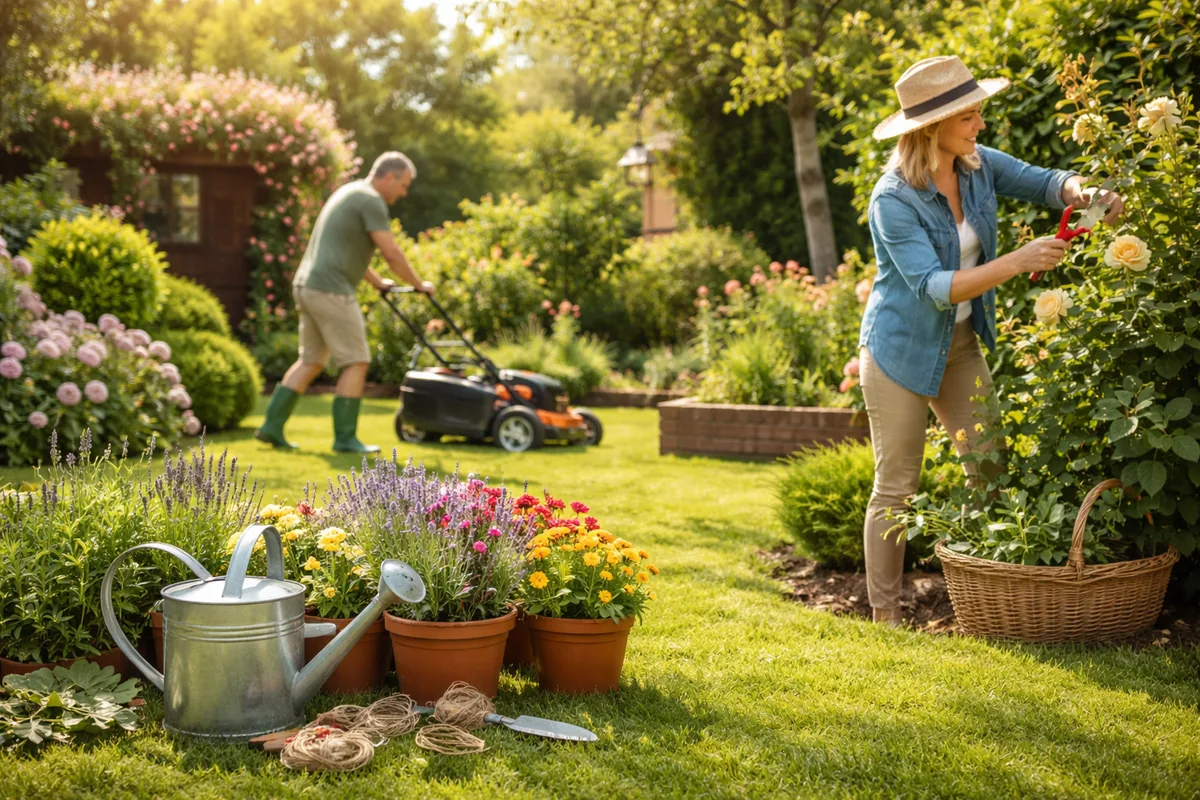 Comment réussir l'entretien de son jardin tout au long de l'année