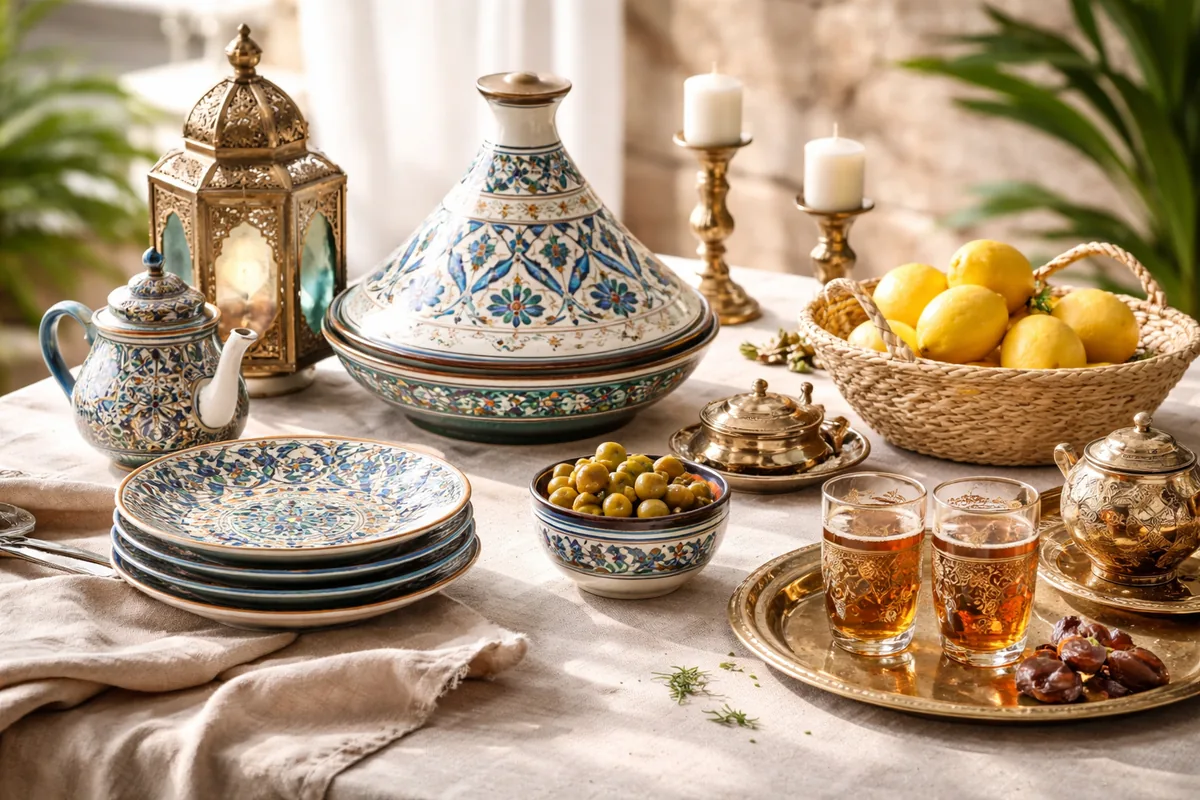 Comment choisir des éléments de décoration en artisanat marocain pour la table