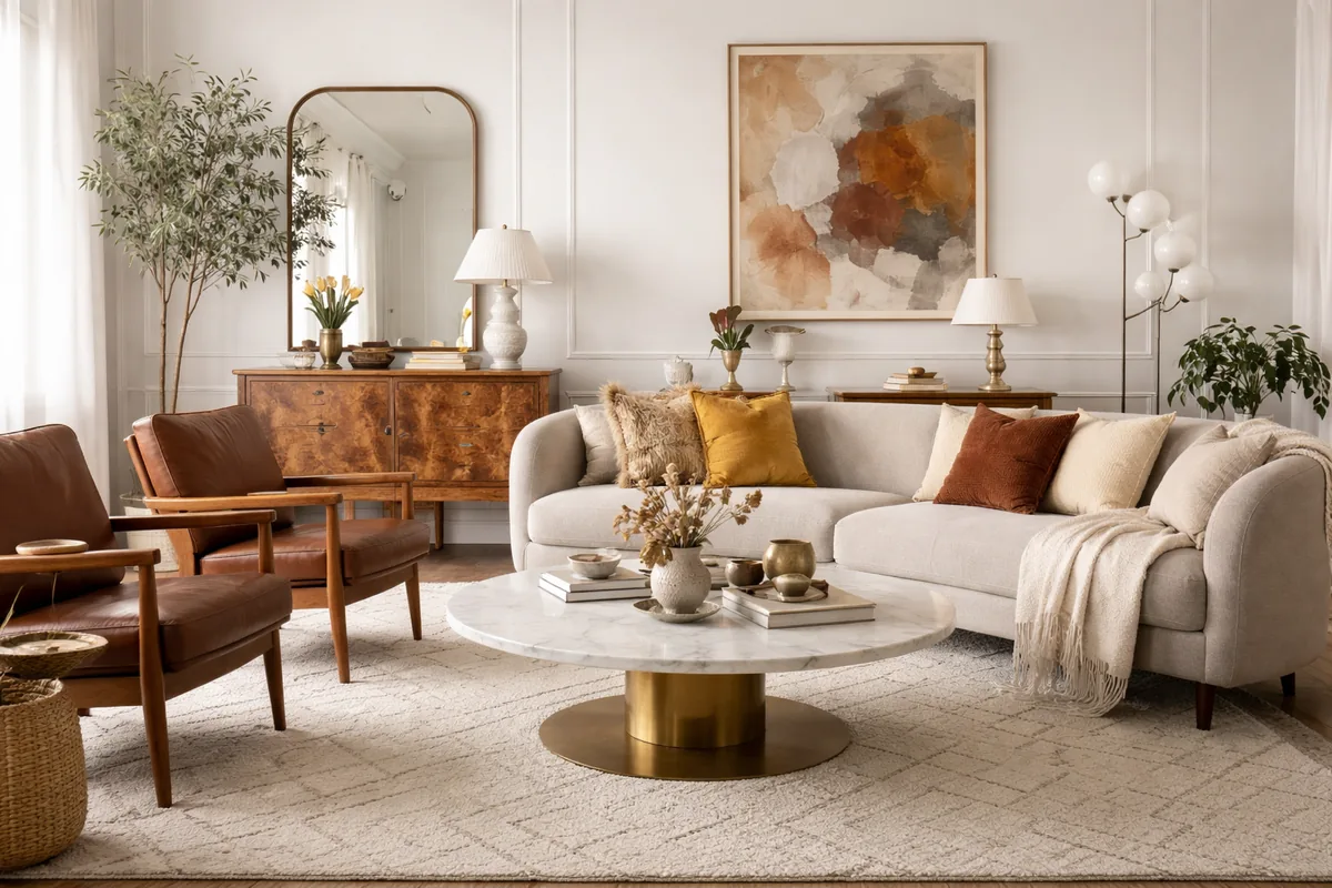 Comment réaliser une décoration intérieure vintage chic avec du design moderne
